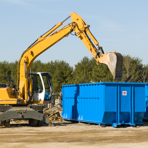 what size residential dumpster rentals are available in Chicago Park CA